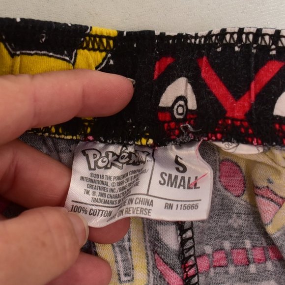 Pokemon Pajama Pants Pikachu 025 Size Small - Picture 4 of 6
